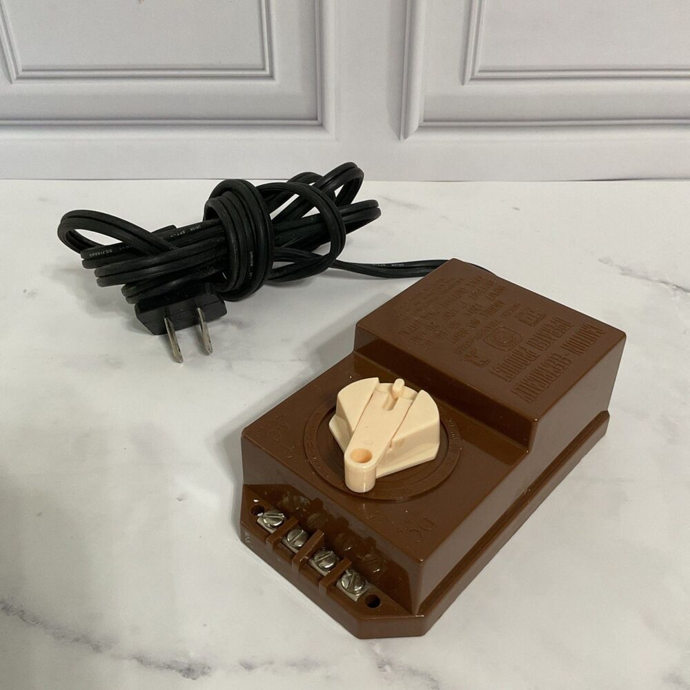 Bachmann 6607 Hobby Transformer Train Control Power Supply HO Scale Tested Brown